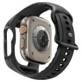 Каишка с калъф и протектор за Apple Watch Ultra / Ultra 2 / Ultra 3 - Liquid Air Pro - Spigen - Матово черна
