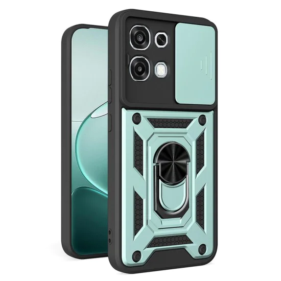 Калъф за Oppo A6 Pro 4G / 5G - CamShield Series - Techsuit - Зелен