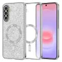 Калъф за Samsung Galaxy A37 5G - Luxury Glitter MagSafe - Techsuit - Сребрист