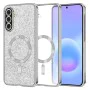 Калъф за Samsung Galaxy A57 5G - Luxury Glitter MagSafe - Techsuit - Сребрист