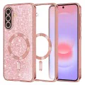 Калъф за Samsung Galaxy A37 5G - Luxury Glitter MagSafe - Techsuit - Rose Gold
