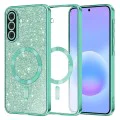 Калъф за Samsung Galaxy A57 5G - Luxury Glitter MagSafe - Techsuit - Зелен