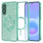 Калъф за Samsung Galaxy A57 5G - Luxury Glitter MagSafe - Techsuit - Зелен