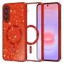 Калъф за Samsung Galaxy A37 5G - Luxury Glitter MagSafe - Techsuit - Червен