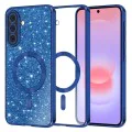 Калъф за Samsung Galaxy A37 5G - Luxury Glitter MagSafe - Techsuit - Син