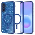 Калъф за Samsung Galaxy A57 5G - Luxury Glitter MagSafe - Techsuit - Син