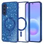 Калъф за Samsung Galaxy A57 5G - Luxury Glitter MagSafe - Techsuit - Син