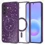 Калъф за Samsung Galaxy A57 5G - Luxury Glitter MagSafe - Techsuit - Лилав