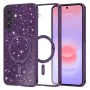 Калъф за Samsung Galaxy A37 5G - Luxury Glitter MagSafe - Techsuit - Лилав