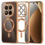 Калъф за Xiaomi Redmi Note 15 Pro+ 5G / Poco M8 Pro 5G - Luxury Crystal MagSafe - Techsuit - Оранжев