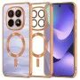 Калъф за Xiaomi Redmi Note 15 5G / Note 15 4G / Poco M8 5G - Luxury Crystal MagSafe - Techsuit - Оранжев