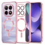 Калъф за Xiaomi Redmi Note 15 5G / Note 15 4G / Poco M8 5G - Luxury Crystal MagSafe - Techsuit - Розов