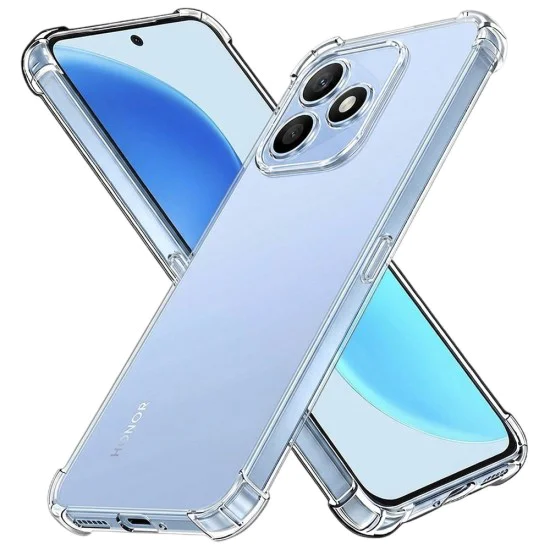 Калъф за Honor X8d - Shockproof Clear Silicone - Techsuit - Прозрачен