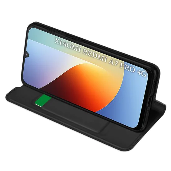 Калъф за Xiaomi Redmi A7 Pro 4G - Magskin Book - Techsuit - Черен