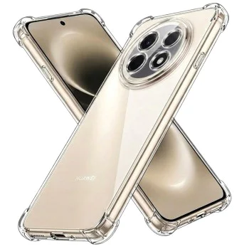 Калъф за Huawei nova 15 Max - Shockproof Clear Silicone - Techsuit - Прозрачен