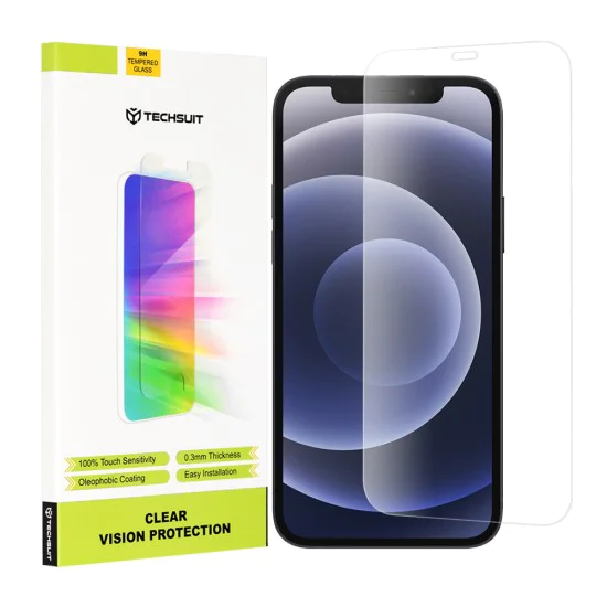Протектор за iPhone 12 / iPhone 12 Pro - Clear Vision Glass - Прозрачен
