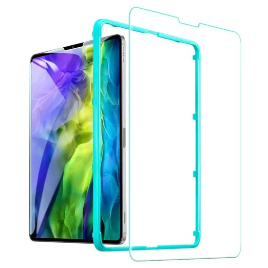 Калъф за iPad Air 4 / 5 (2020 / 2022) / iPad Pro 11 (2018 / 2020 / 2021 / 2022) - ESR закалено стъкло 9H - прозрачно