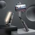Селфи стик Gimbal Stabil Bluetooth, 72 см - Стойка за статив (L09) - Черен