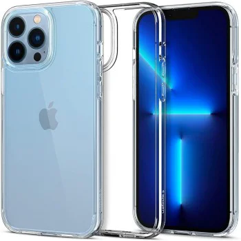 Калъф за iPhone 13 Pro - Spigen - Ultra Hybrid - Crystal Clear