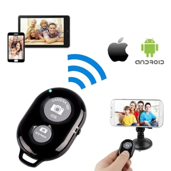 Селфи стик с дистанционно управление - Bluetooth управление (RMC-01) - черно