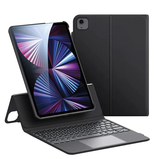 Калъф за iPad Air 4 / 5 (2020/2022) / iPad Pro 11 (2018 / 2020 / 2021 / 2022) - ESR Ascend Keyboard - Черен