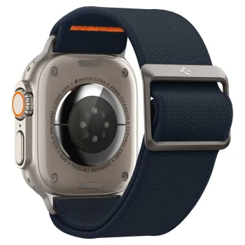 Каишка за Apple Watch 1/2/3/3/4/4/5/5/5/6/6/7/8/7/8/9/10/SE/SE/SE 2/Ultra/Ultra 2 ( 42/44/44/45/46/49 mm) - Spigen Fit Lite Ultra - Navy