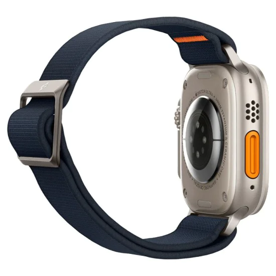 Каишка за Apple Watch 1/2/3/3/4/4/5/5/5/6/6/7/8/7/8/9/10/SE/SE/SE 2/Ultra/Ultra 2 ( 42/44/44/45/46/49 mm) - Spigen Fit Lite Ultra - Navy