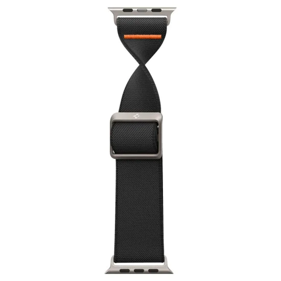 Каишка за Apple Watch 1/2/3/3/4/4/5/5/5/6/6/7/8/7/8/9/10/SE/SE/SE 2/Ultra/Ultra 2 ( 42/44/44/45/46/49 мм) - Spigen Fit Lite Ultra - Черен