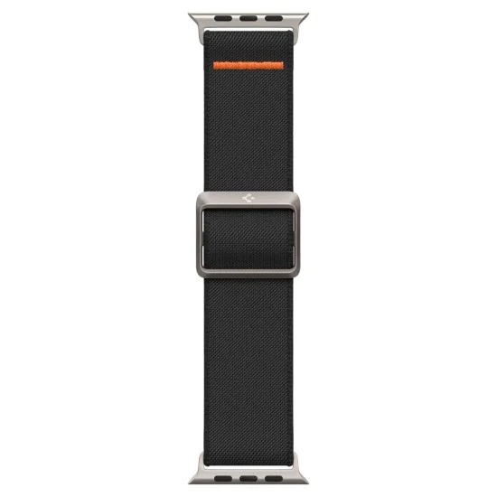 Каишка за Apple Watch 1/2/3/3/4/4/5/5/5/6/6/7/8/7/8/9/10/SE/SE/SE 2/Ultra/Ultra 2 ( 42/44/44/45/46/49 мм) - Spigen Fit Lite Ultra - Черен