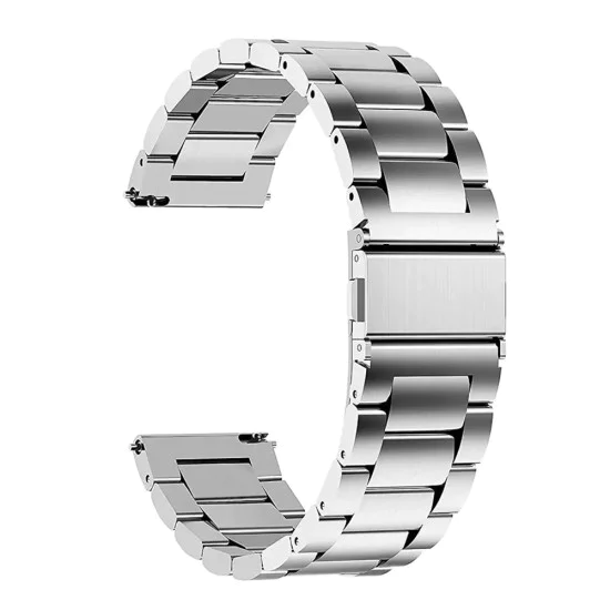 Каишка за часовник за Huawei Watch GT 2 (46 мм)/GT 2 Pro/GT 3 Pro (46 мм)/Ultimate, Xiaomi Watch S1 - Каишка за часовник 22 мм (W010) - Сребрист