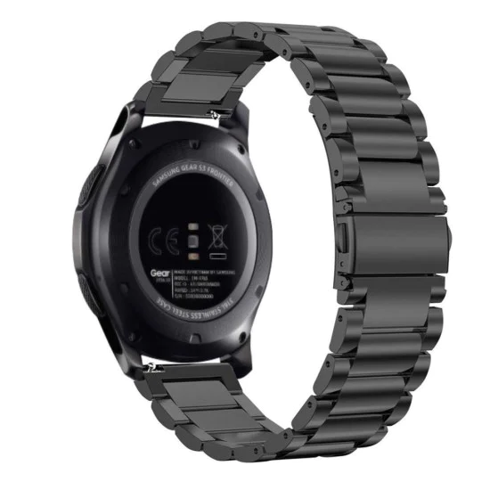 Каишка за часовник за Samsung Galaxy Watch 4/5/Active 2, Huawei Watch GT 3 (42 мм)/GT 3 Pro (43 мм) - Каишка за часовник 20 мм (W010) - Сребрист