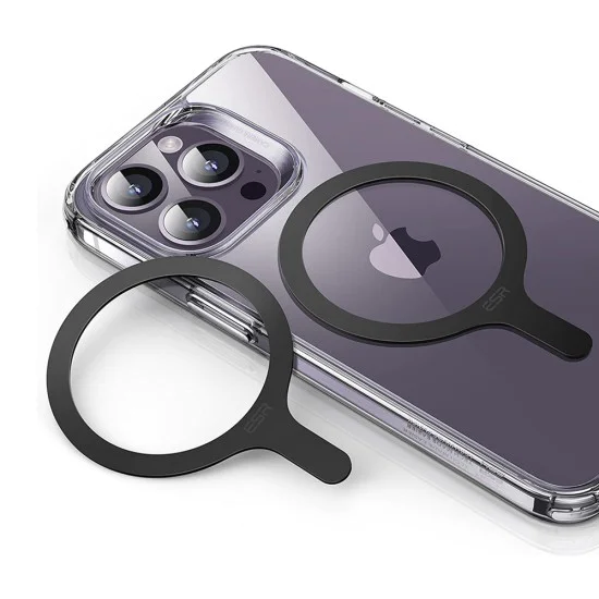 MagSafe HaloLock Адаптер за пръстен за зареждане MagSafe HaloLock (комплект 2) - ESR Universal Ring 360 - черен