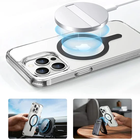 MagSafe HaloLock Адаптер за пръстен за зареждане MagSafe HaloLock (комплект 2) - ESR Universal Ring 360 - черен