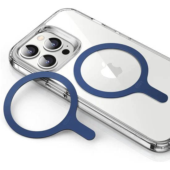 Адаптер за пръстен за зареждане MagSafe HaloLock MagSafe HaloLock (комплект от 2) - ESR Universal Ring 360 - син
