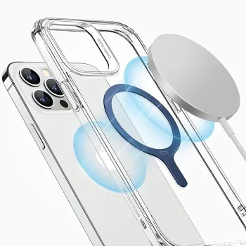 Адаптер за пръстен за зареждане MagSafe HaloLock MagSafe HaloLock (комплект от 2) - ESR Universal Ring 360 - син