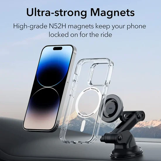 MagSafe - ESR HaloLock - MagSafe Стойка за табло / предно стъкло - черен