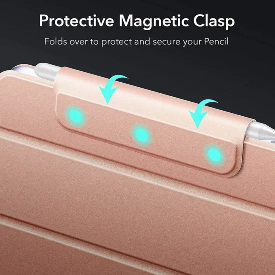 Калъф за iPad mini 6 (2021) / iPad mini 7 (2024) - ESR Rebound Magnetic - Розово злато