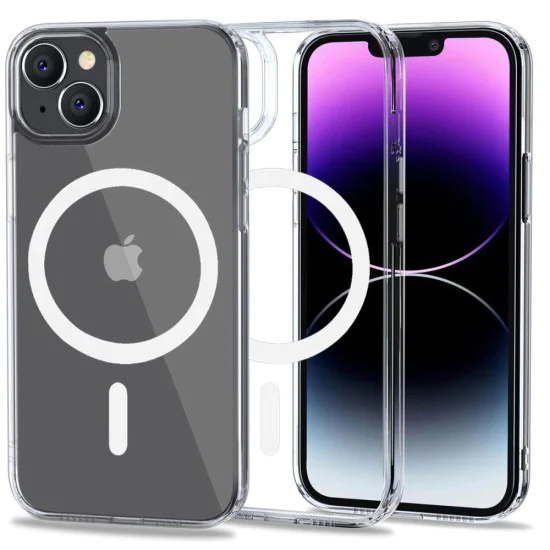 Калъф за iPhone 14 - MagSafe Pro - Прозрачен