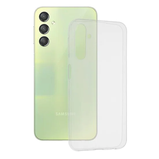 Калъф за Samsung Galaxy A24 - Clear Silicone - Techsuit - Прозрачен