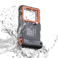 Водоустойчив калъф за 6,8 телефон - ShellBox Diving Водоустойчив водоустойчив професионален калъф - черен