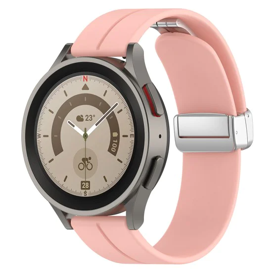 Каишка за Huawei Watch GT 2 (46mm)/GT 2 Pro/GT 3 Pro (46mm)/Ultimate, Xiaomi Watch S1 - Каишка за часовник (W011) - Розов