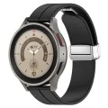 Каишка за Samsung Galaxy Watch 4/5/Active 2, Huawei Watch GT 3 (42mm)/GT 3 Pro (43mm) - Каишка за часовник (W011) - Черна