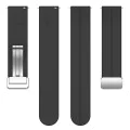 Каишка за Samsung Galaxy Watch 4/5/Active 2, Huawei Watch GT 3 (42mm)/GT 3 Pro (43mm) - Каишка за часовник (W011) - Черна