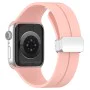 Каишка за Apple Watch 1/2/3/3/4/4/5/5/6/6/7/8/7/8/9/10/10/SE/SE 2 (38/40/41/42 mm ) - Каишка за часовник (W011) - Розова