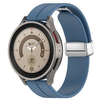 Каишка за Samsung Galaxy Watch 4/5/Active 2, Huawei Watch GT 3 (42mm)/GT 3 Pro (43mm) - Каишка за часовник (W011) - Син