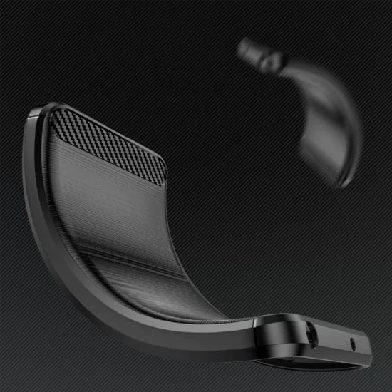 Калъф за Motorola Moto G13 / G23 - Carbon Silicone - Черен