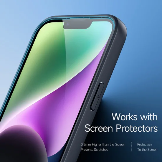 Калъф за iPhone 15 Plus - Черен