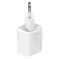 Priza Type-C PD25W Type-C Charger + Type-C кабел - Baseus Super Si (TZCCCSUP-L02) - бял