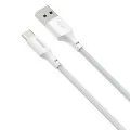 Кабел за данни USB към Type-C, бързо зареждане 5A, 40W, 1.5m (комплект 2) - Baseus (TZCATZJ-02) - бял