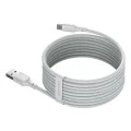 Кабел за данни USB към Type-C, бързо зареждане 5A, 40W, 1.5m (комплект 2) - Baseus (TZCATZJ-02) - бял
